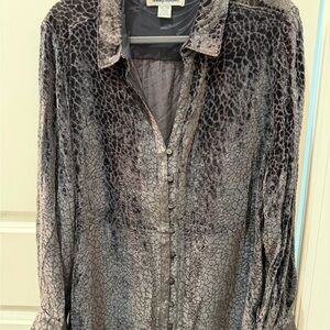 Tommy Bahama Charcoal Button-Up Shirt